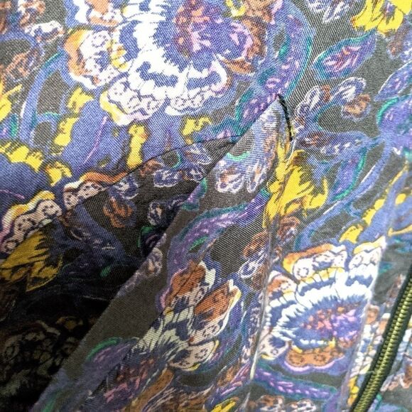 FREE PEOPLE Paisley Balloon Sleeve Jacket S - Picture 5 of 10